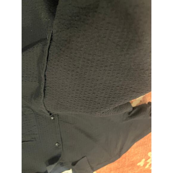 Men’s Vatpave Black Cotton Casual button Down Short Sleeve Shirt M - Picture 4 of 7